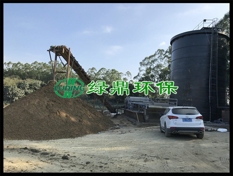 沙场制砂厂：带式压滤机应用调试图片 2