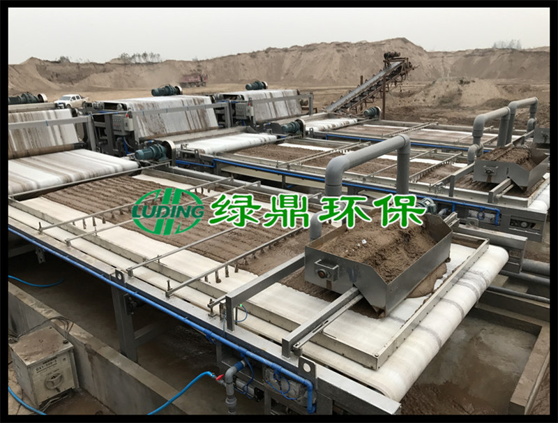 西安洗砂厂：带式压滤机处理沙场泥浆案例 8