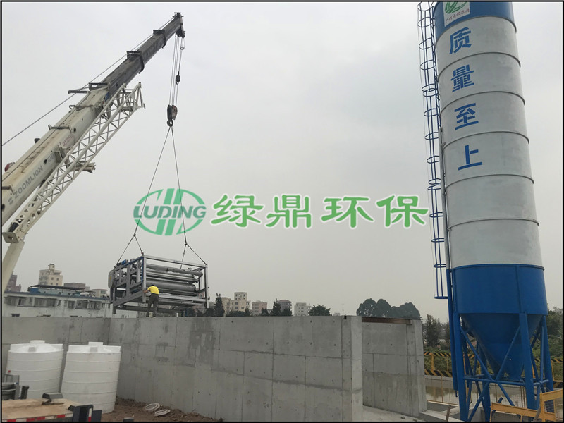 带式压滤机应用于灌云机制砂泥浆处理