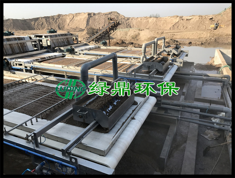 带式浓缩压滤脱水机发货石门机制砂泥浆处理
